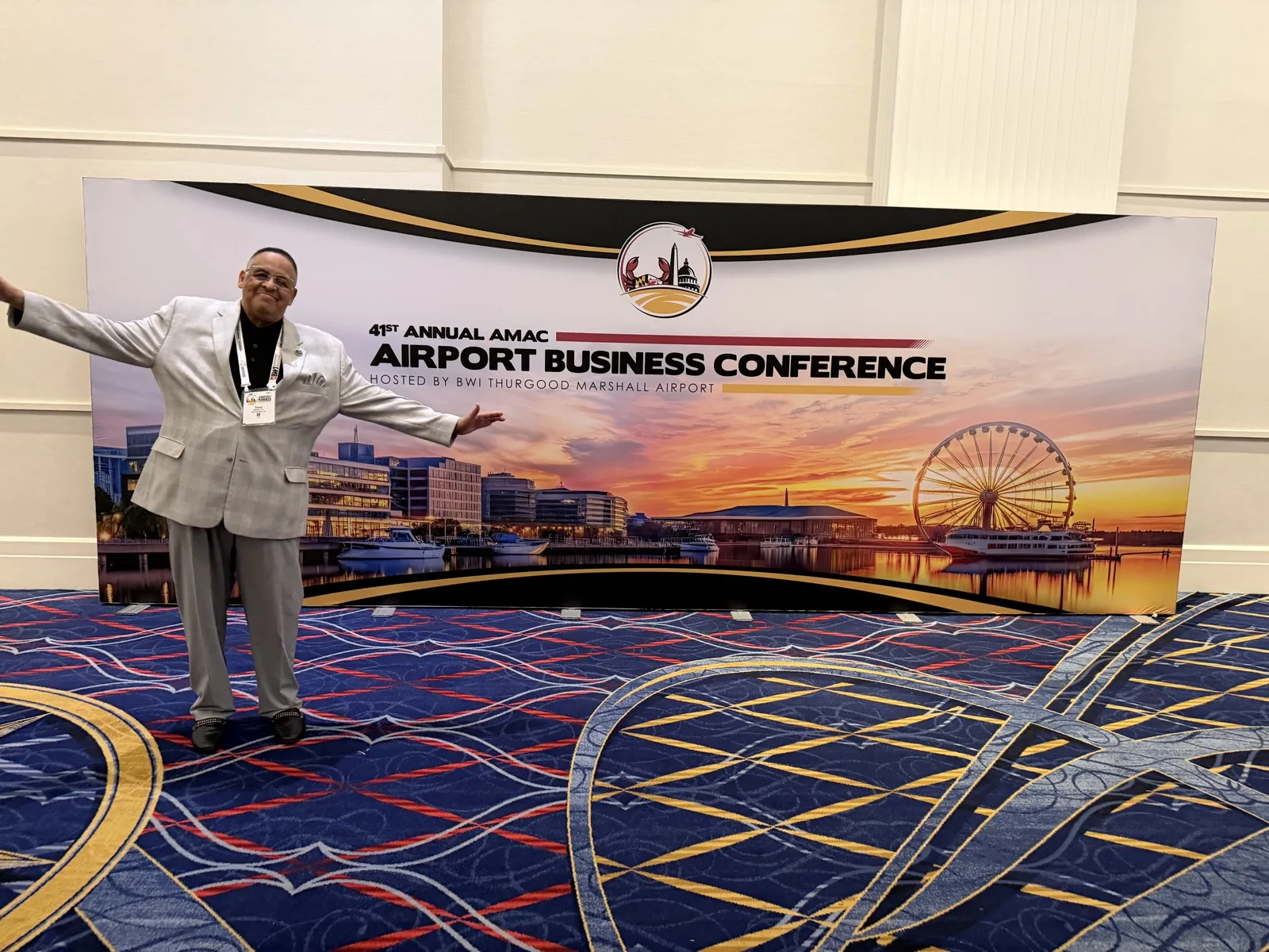 Daryl Milliner Sr. at the AMAC Airport Business Conference