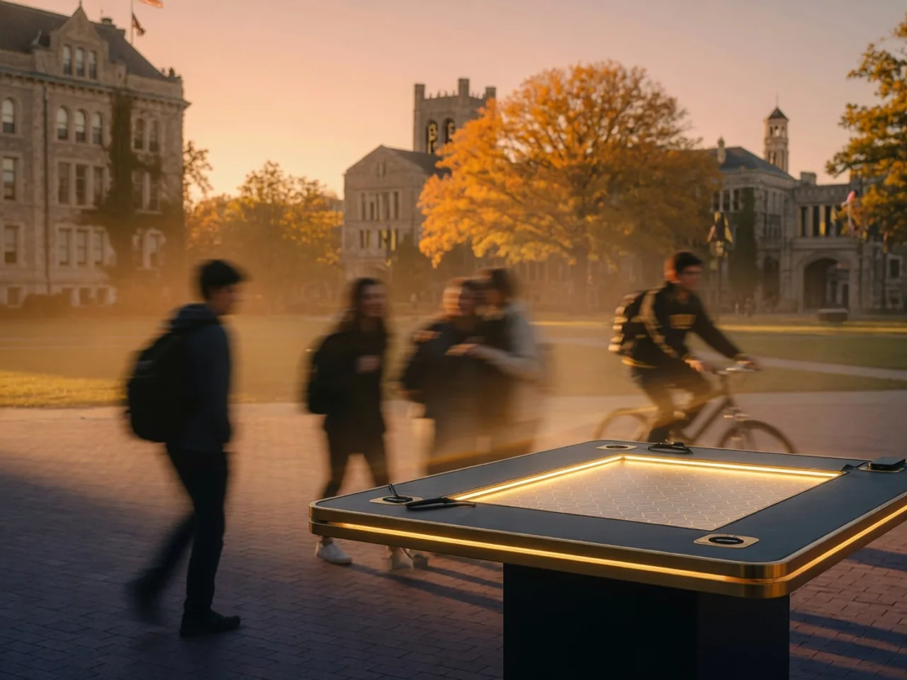 Charging deployment on a college campus